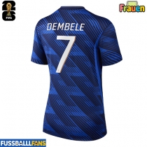 Frankreich Ousmane Dembele #7 Heimtrikot Frauen EM 2024 Kurzarm